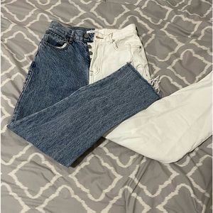 Pacsun white/jean color pants